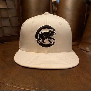White Chicago Cubs 59/50 hat